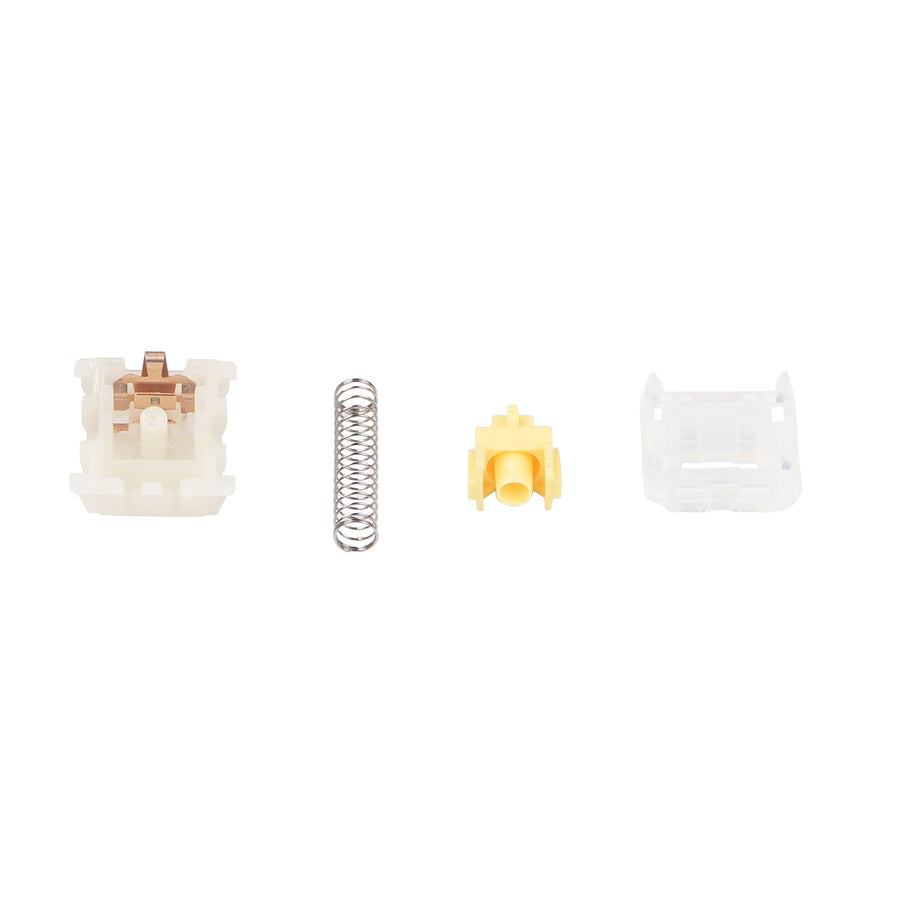 GATERON CAP Milky Yellow Linea - Gaming Accessories Aesthetic ulasan dan harga