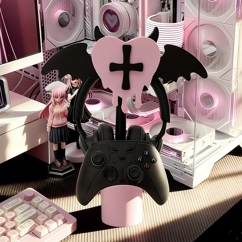 Cute Aesthetic Headphone Stand - Gaming Accessories Aesthetic ulasan dan harga