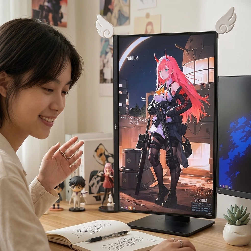 Angel Wings Display Screen Dec - Gaming Accessories For Room ulasan dan harga