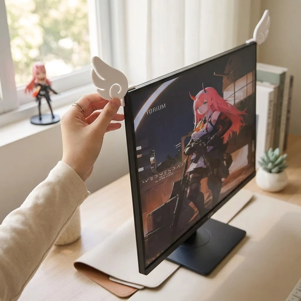 Angel Wings Display Screen Dec - Gaming Accessories For Room ulasan dan harga