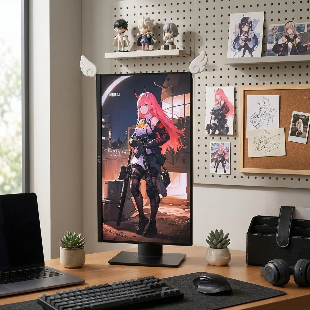 Angel Wings Display Screen Dec - Gaming Accessories For Room ulasan dan harga